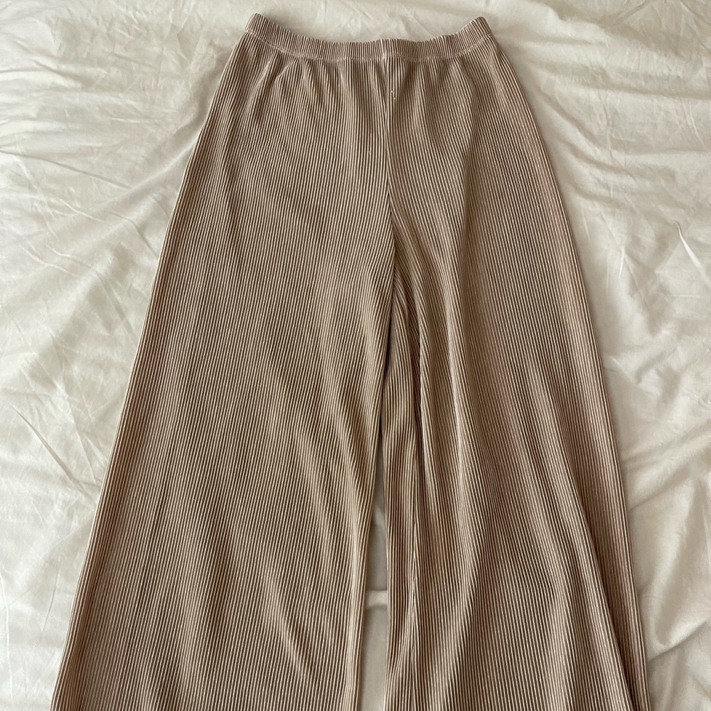 Gold shimmer pants F21